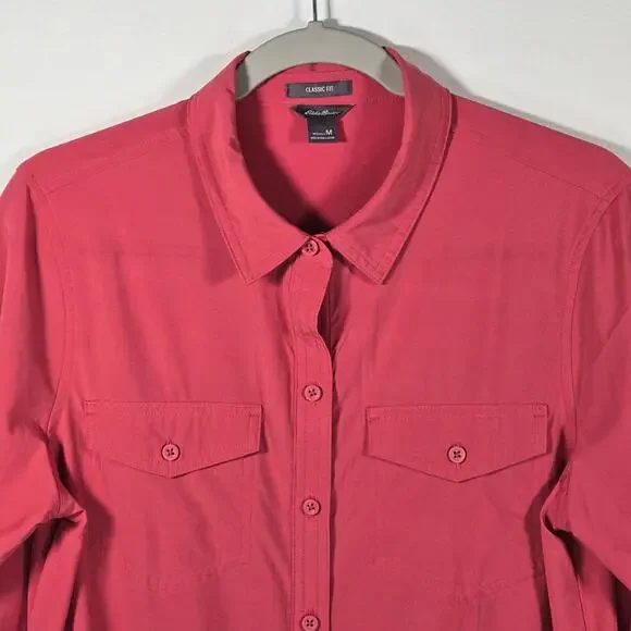 Eddie Bauer Women's Departure Long Sleeve Shirt. Size Medium - Picture 4 of 10